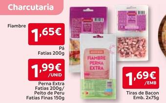 Fiambre Tiras de Bacon