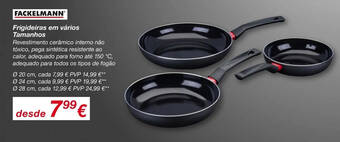 Frigideiras em vários Tamanhos