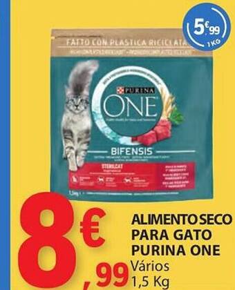 Alimento seco para gato purina one