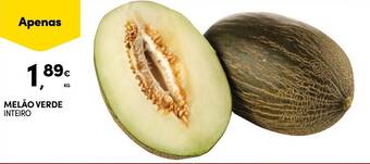 Melão verde inteiro