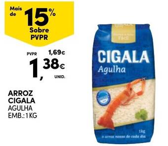 Arroz cigala agulha