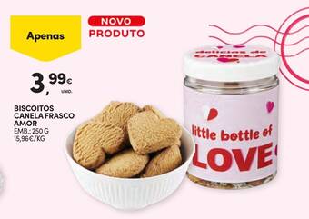 BISCOITOS CANELA FRASCO AMOR