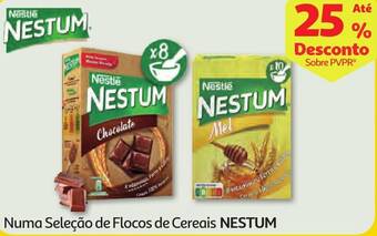 Numa Seleção de Flocos de Cereais NESTUM