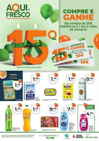 Folheto Aqui é fresco