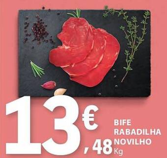Bife rabadilha novilho