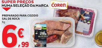 Preparado para cozido sal de roca