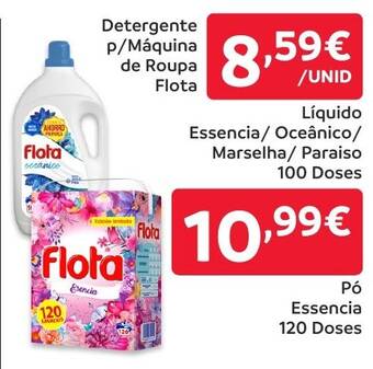 Detergente P/Máquina de Roupa Flota Po Essencia 120 Doses