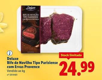 Deluxe Bife de Novilho Tipo Parisiense com Ervas Provence