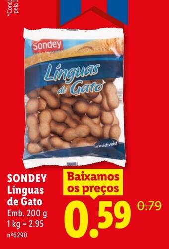 SONDEY Línguas de Gato