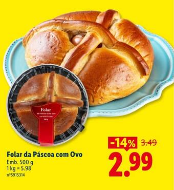 Folar da Páscoa com Ovo