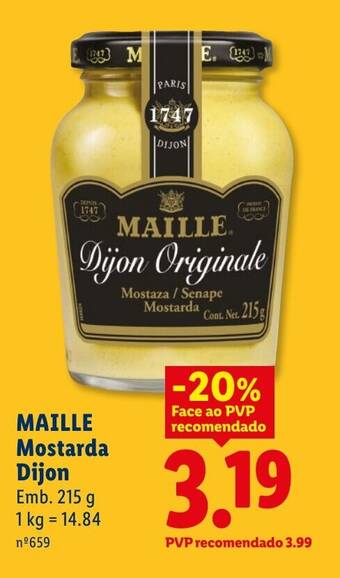 MAILLE Mostarda Dijon