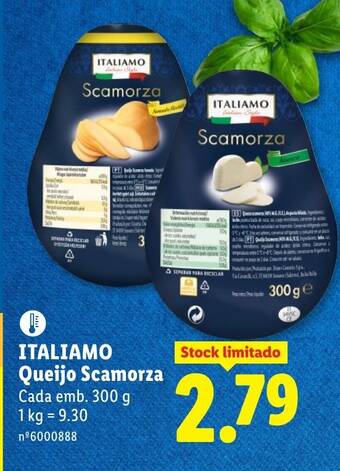 ITALIAMO Queijo Scamorza Cada