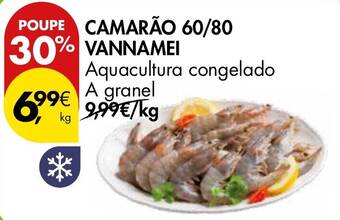 Camarão 60/80 vannamei