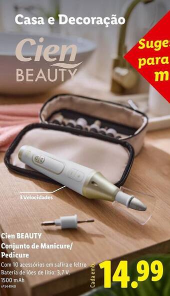 Cien BEAUTY Conjunto de Manicure/ Pedicure