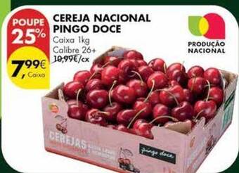 Pingo doce - cereja nacional