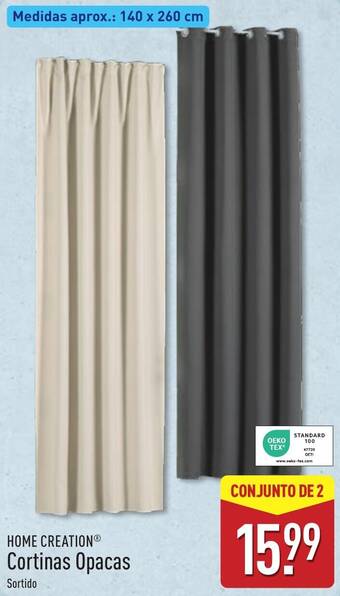 Home creation cortinas opacas sortido