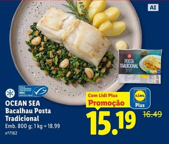 Ocean sea bacalhau posta tradicional