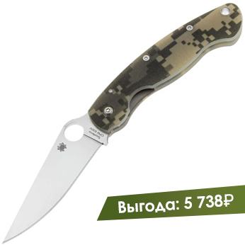 нож Spyderco Military Camo