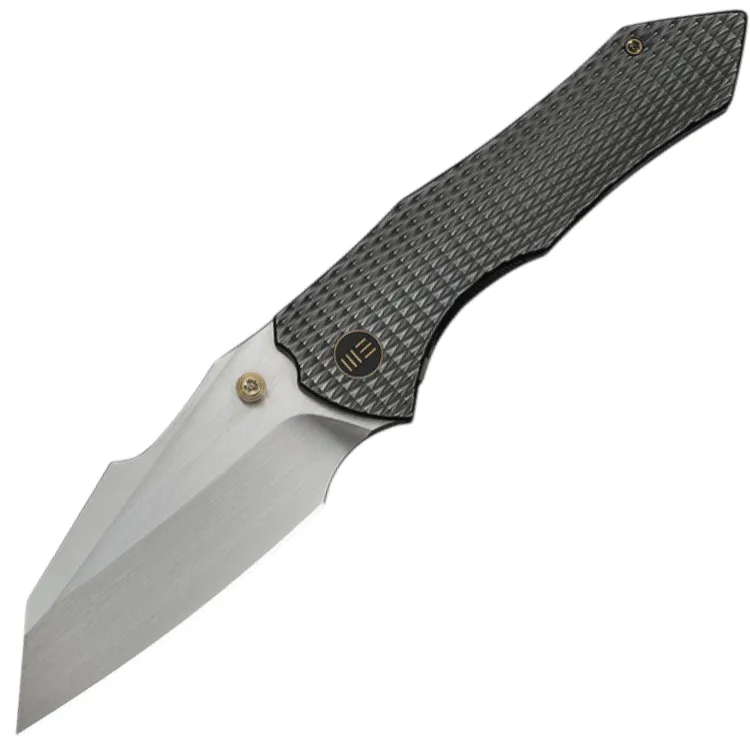 Нож WE Knife High-Fin XL satin сталь CPM-20CV рукоять Diamond Gray Ti