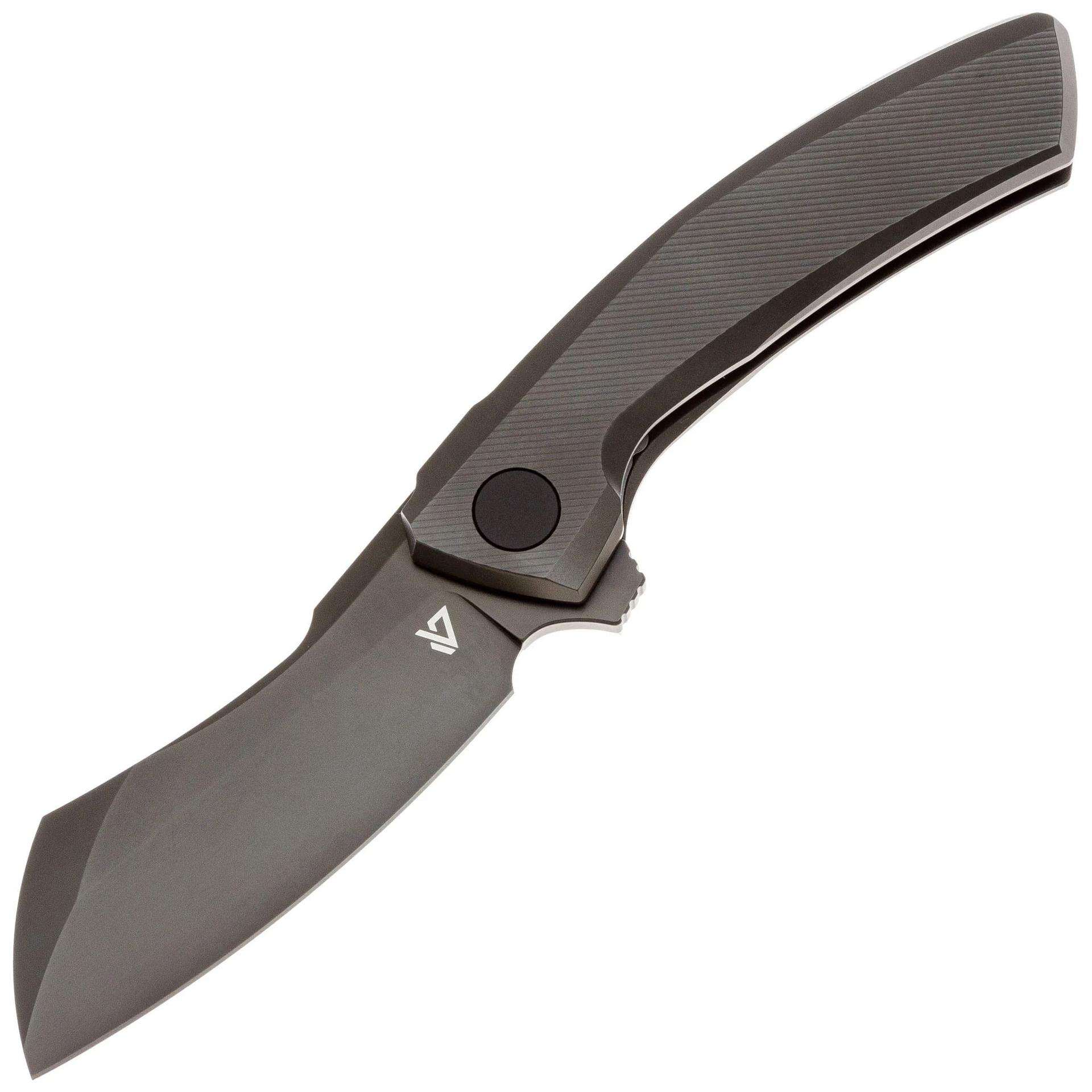 Нож Vanguard Mini Cleaver DLC сталь M390 рукоять Black Titanium