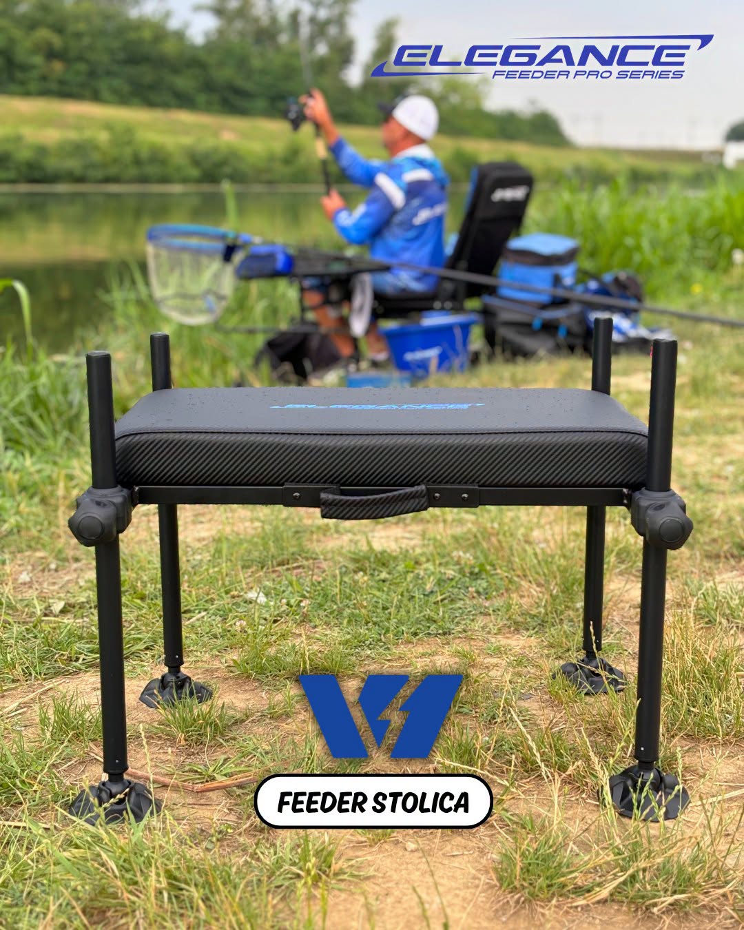 May be an image of
fishing rod and text that says 'EL ELEGANCE FEEDER PRO FEEDERPROSERIES SERIES
PME FEEDER FEEDERSTOLICA STOLICA'