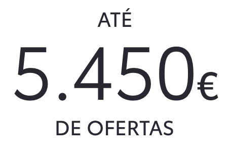 Até 5.450€ de ofertas