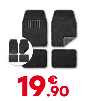 JOGO 4 TAPETES REVERSÍVEL PVC7 ALCATIFA