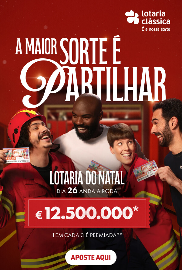 Lotaria do Natal - A Maior Sorte &eacute; Partilhar