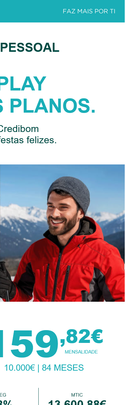 Simule já com a Credibom!