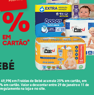 Tudo para o conforto do seu bebé!