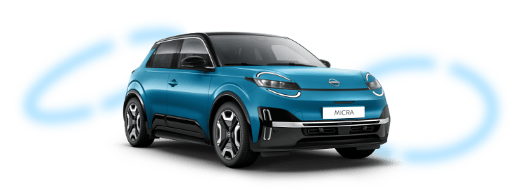 Novo Nissan Micra 100% elétrico.