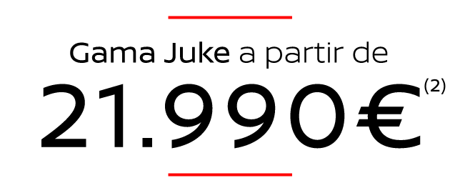 Gama Juke a partir de 21.990€(1)