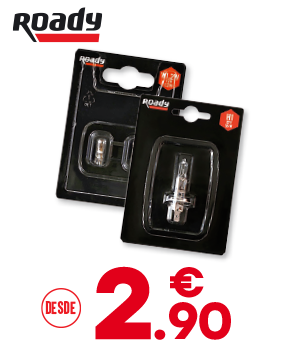 LÂMPADAS ROADY DESDE 2.90€