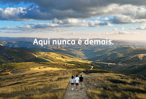 Fotograma do filme promocional do Centro de Portugal com pessoas a desfrutar da região