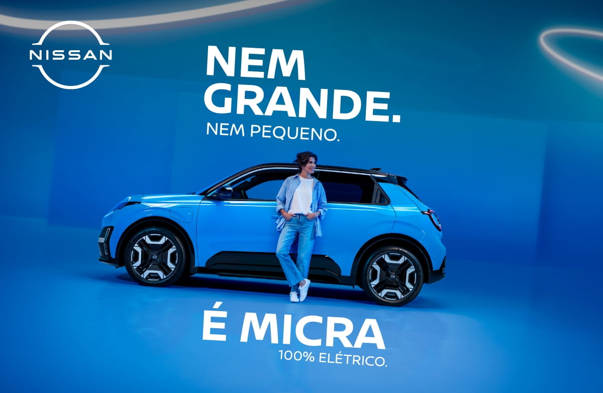 Novo Micra 100% elétrico, oferta de lançamento.