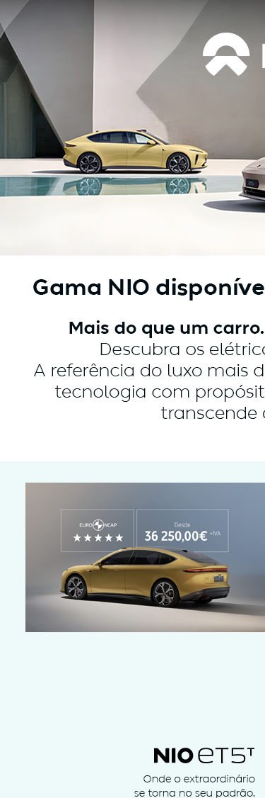 Gama NIO disponível desde 36.250€+IVA
