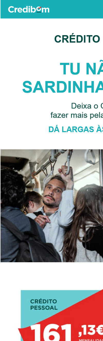 Dá crédito à tua liberdade de fazer acontecer!