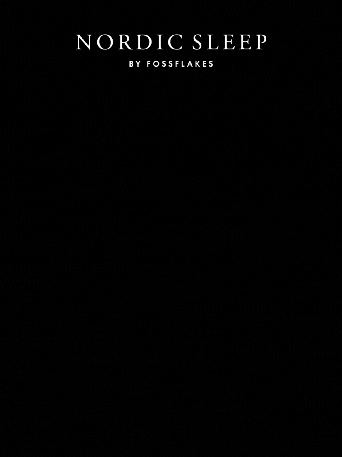 Nordic Sleep by Fossflakes