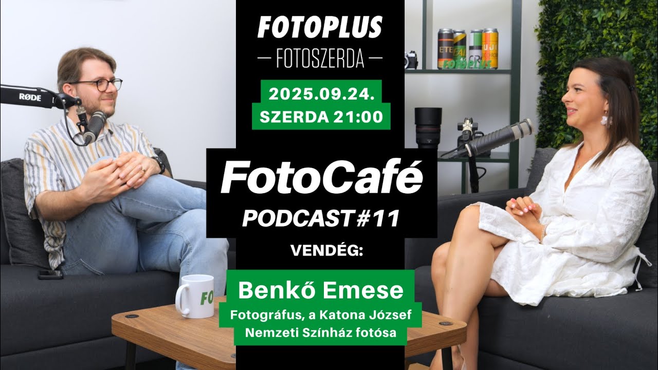 🎙🎬 Színházi fotózás varázsa és kulisszatitkai - Benkő Emese inspiráló fotós útja | FotoCafé #11