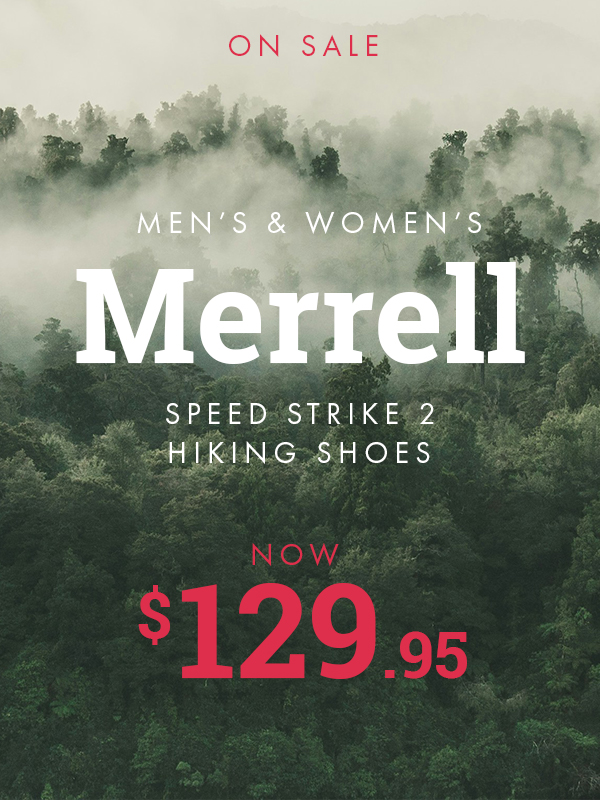 Men's & Women's Merrell Hiking Shoes Now $129.95