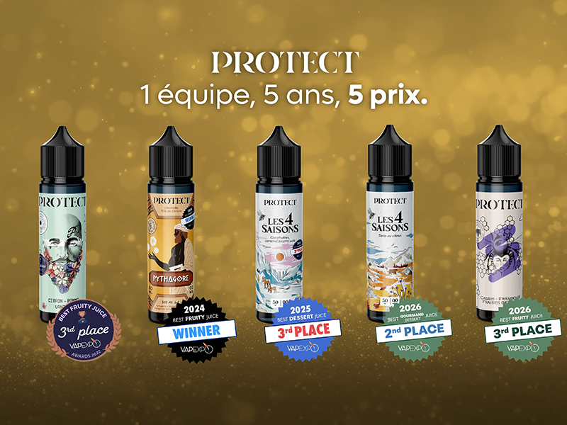 Protect : E-liquide éco-responsable & sauvegarde des abeilles | Freevap.ch