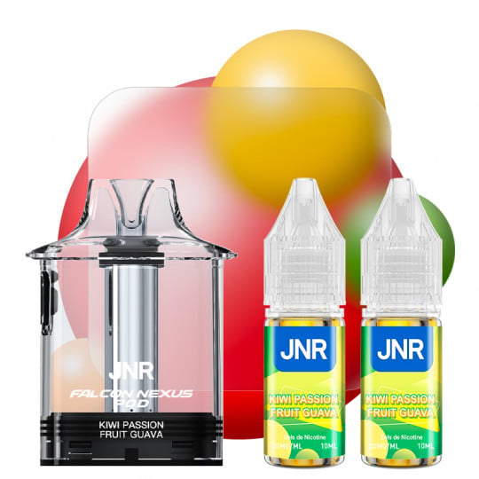 Cartouche Falcon Nexus 55K - Kiwi Passion Fruit Guava - JNR Cartouche Falcon Nexus 55K - Kiwi Passion Fruit Guava - JNR