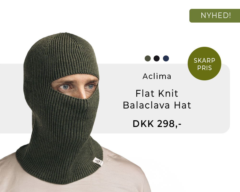 Acilma Flat Knit Balaclava Hat