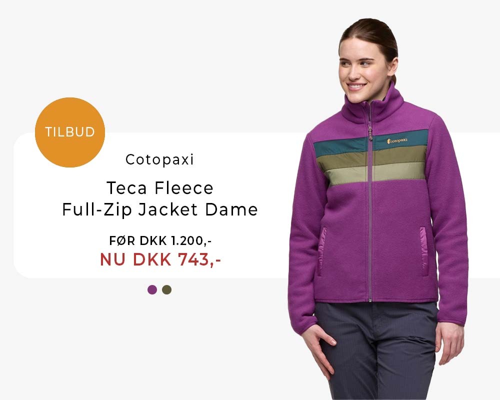 Teca Fleece Full-Zip Jacket Dame