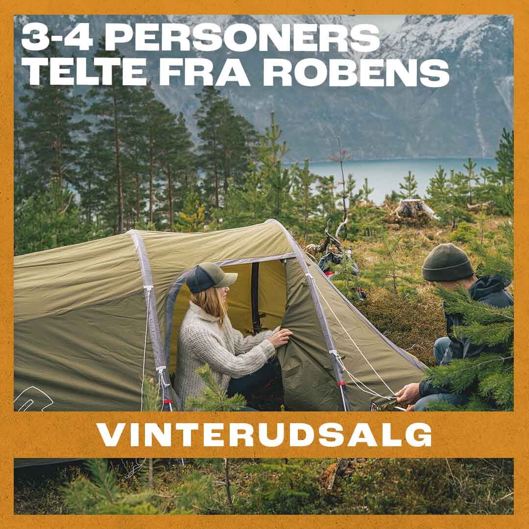 3-4 personers telte fra robens