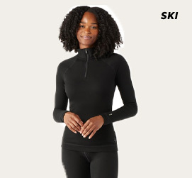 Thermal Merino Base Layer 1/4 Zip Dame