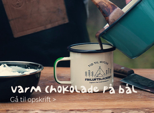 Varm chokolade på bål