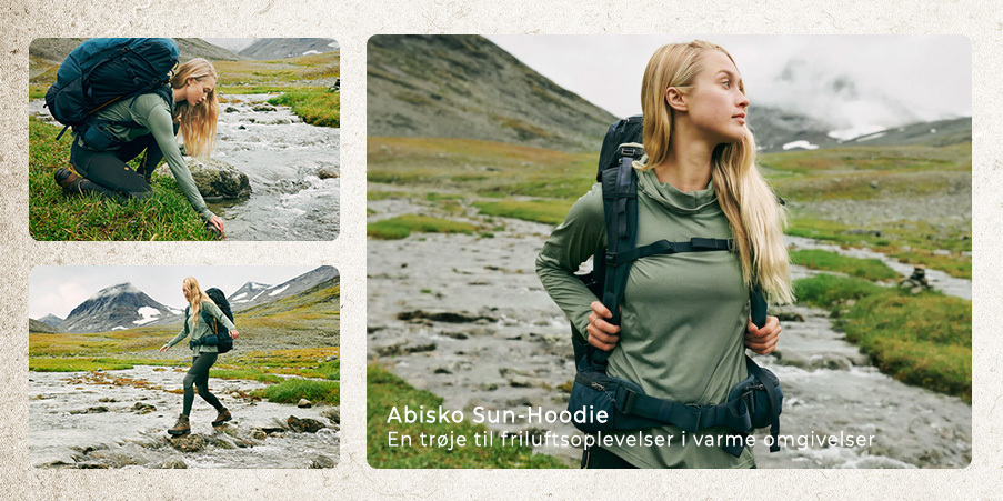 Abisko Sun-Hoodie Dame