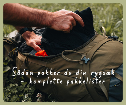 Sådan pakker du din rygsæk