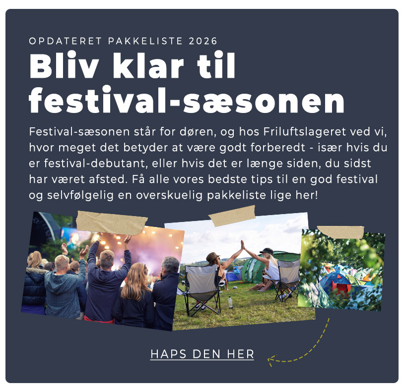 Bliv klar til festival-sæsonen